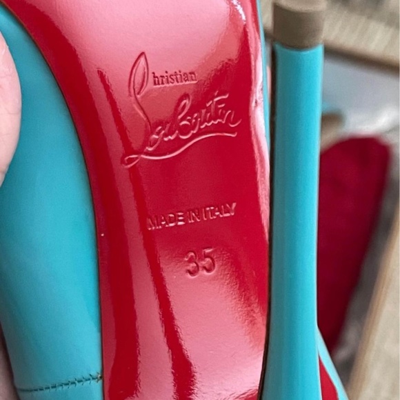 Christian Louboutin 120mm So Kate Patent Heels - Picture 5 of 7